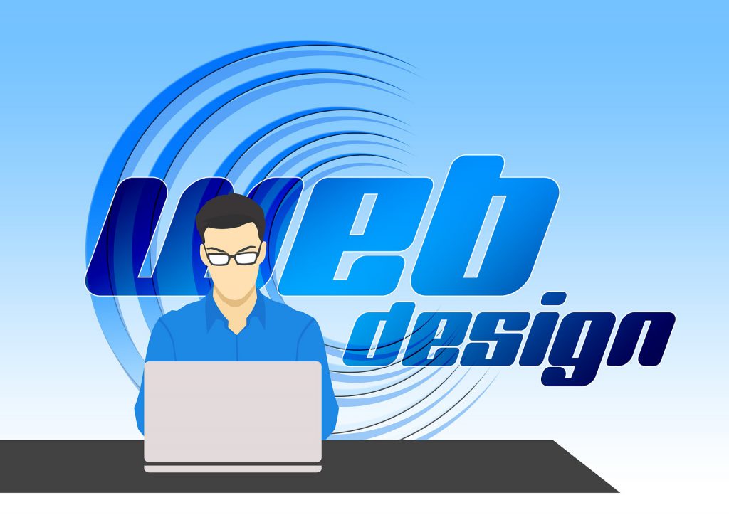 web designer working