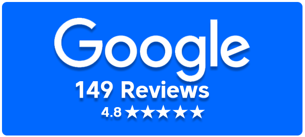 Google 149 reviews with a 4.8-star rating