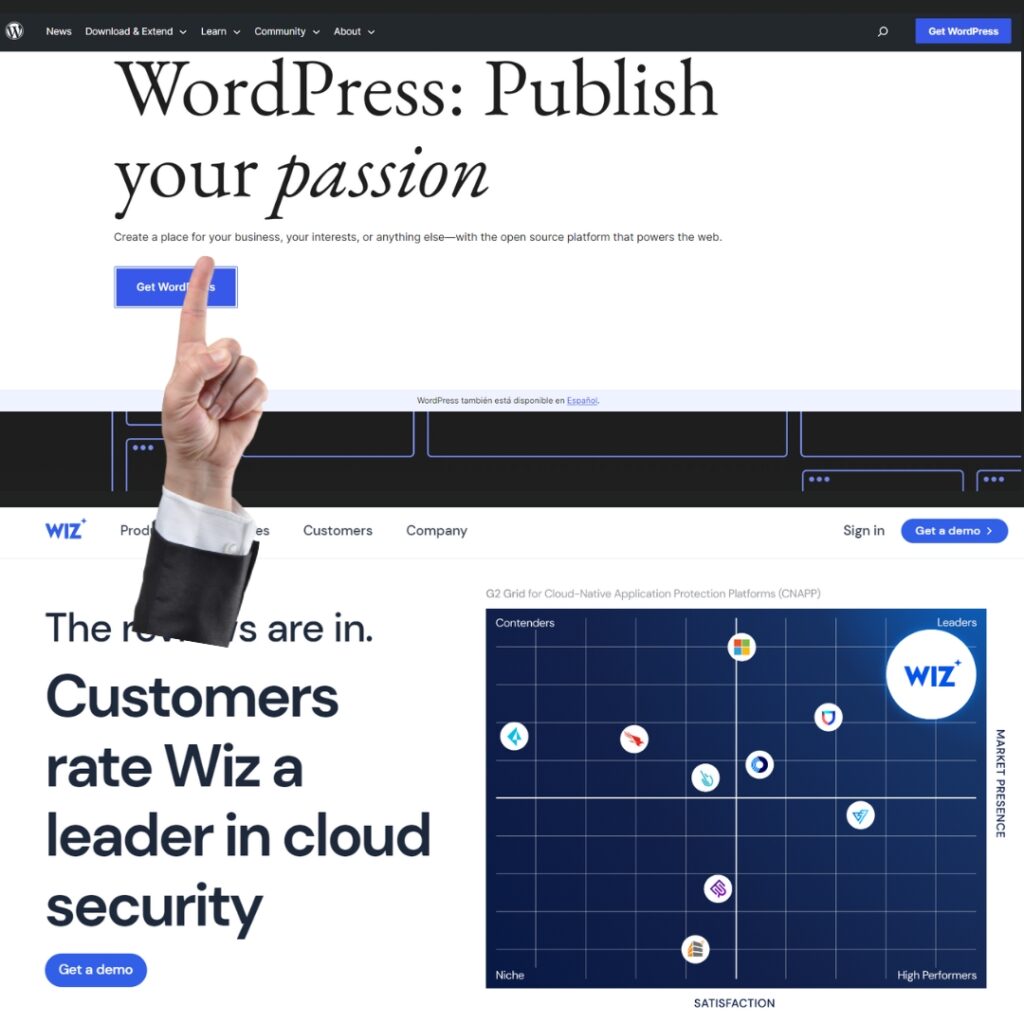 wiz to wordpress